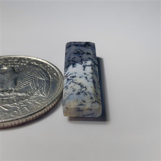 Dendritic Agate gemstone cabochon - natural crystal healing stone for jewelry making by SemiPreciousCabs