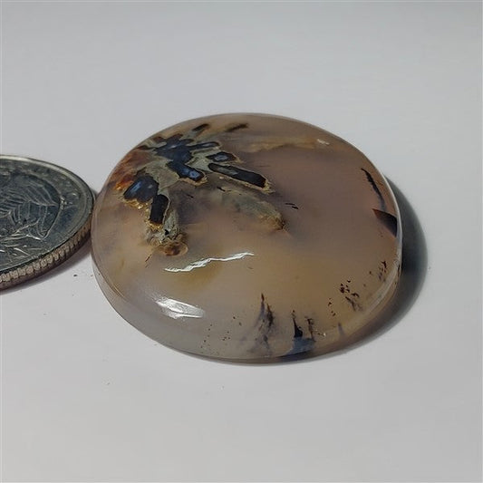 Turkish Stick Agate gemstone cabochon - natural crystal healing stone for jewelry making by SemiPreciousCabs