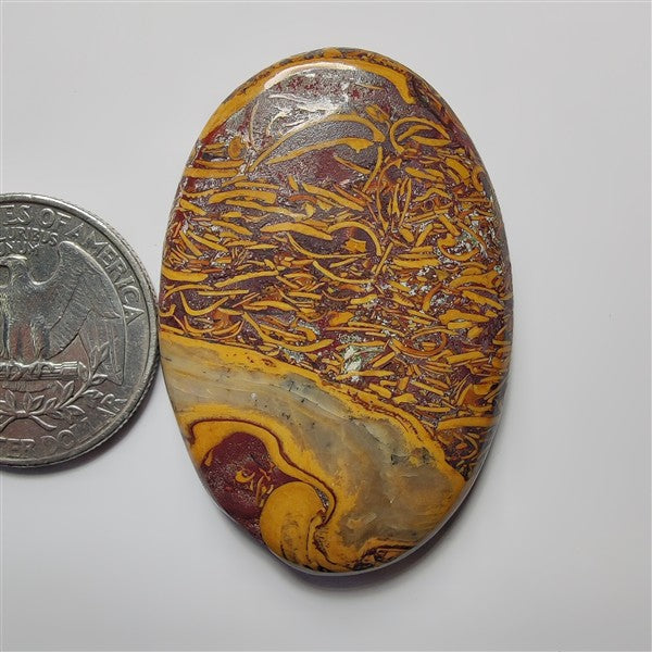 Mariyam Jasper gemstone cabochon - natural crystal healing stone for jewelry making by SemiPreciousCabs