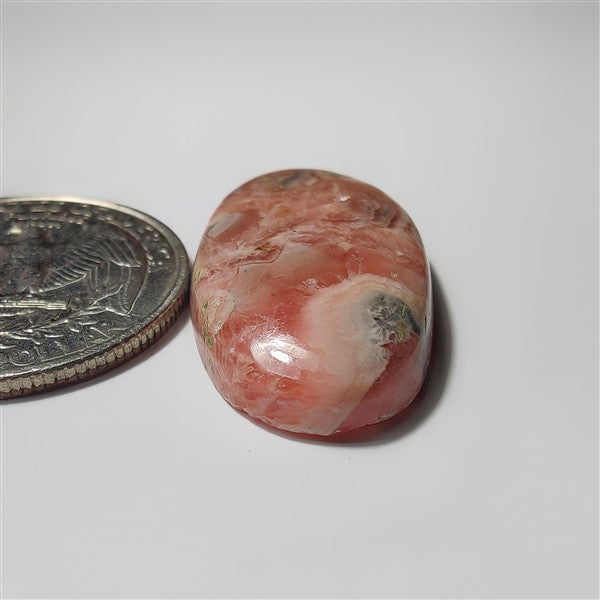 Rhodocrhosite gemstone cabochon - natural crystal healing stone for jewelry making by SemiPreciousCabs