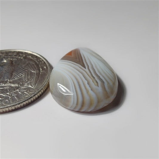 Botswana Agate gemstone cabochon - natural crystal healing stone for jewelry making by SemiPreciousCabs