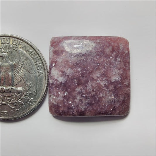 Lapidolite gemstone cabochon - natural crystal healing stone for jewelry making by SemiPreciousCabs