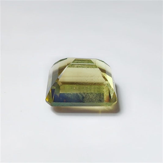 Faceted Lemon Quartz gemstone cabochon - natural crystal healing stone for jewelry making by SemiPreciousCabs