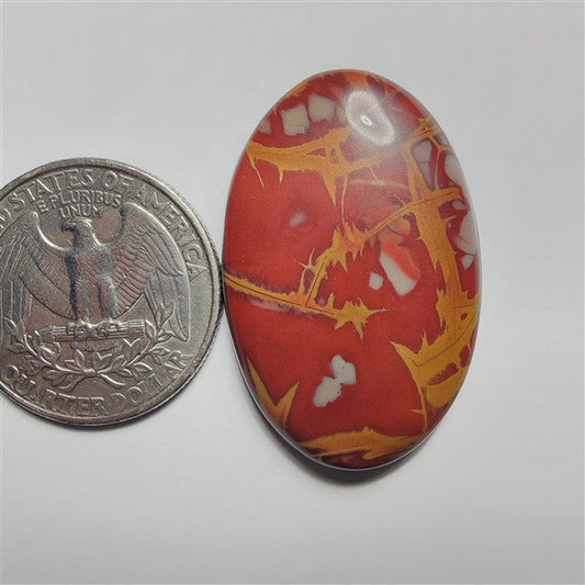 Noreena Jasper gemstone cabochon - natural crystal healing stone for jewelry making by SemiPreciousCabs