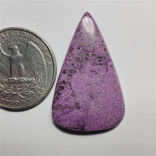 Stichtite gemstone cabochon - natural crystal healing stone for jewelry making by SemiPreciousCabs