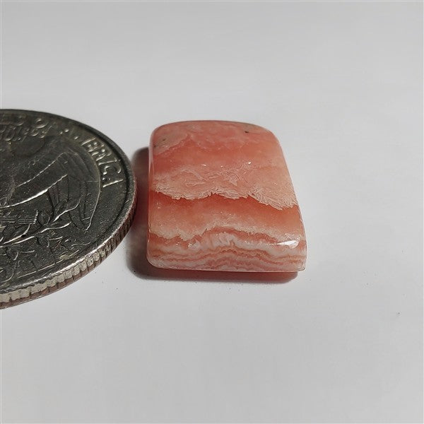 Rhodochrosite gemstone cabochon - natural crystal healing stone for jewelry making by SemiPreciousCabs