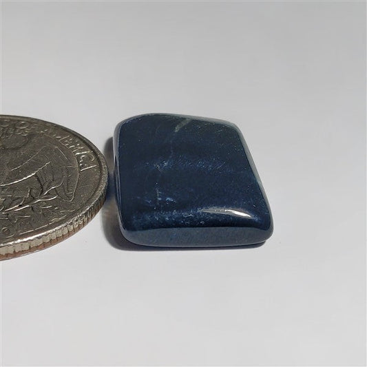 Blue Tiger Eye gemstone cabochon - natural crystal healing stone for jewelry making by SemiPreciousCabs