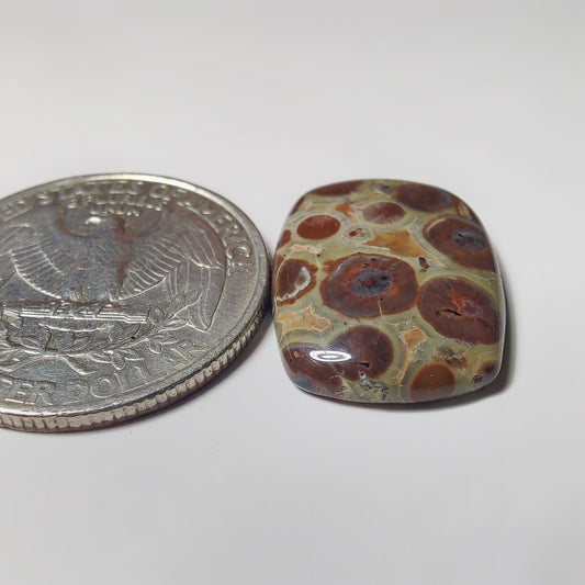 Asteroid Jasper gemstone cabochon - natural crystal healing stone for jewelry making by SemiPreciousCabs