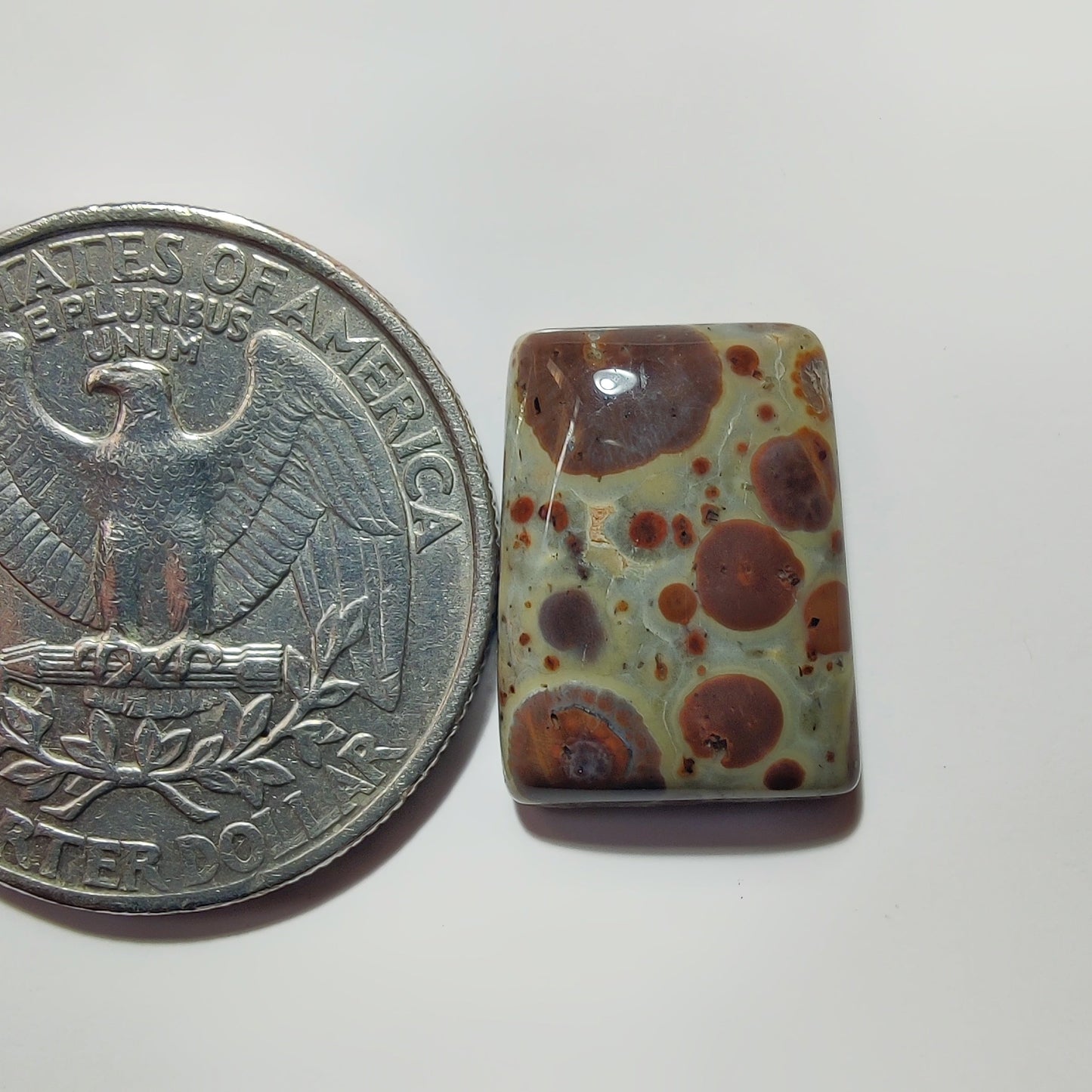 Asteroid Jasper gemstone cabochon - natural crystal healing stone for jewelry making by SemiPreciousCabs