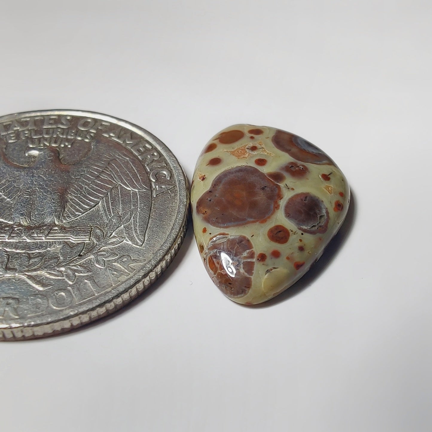 Asteroid Jasper gemstone cabochon - natural crystal healing stone for jewelry making by SemiPreciousCabs
