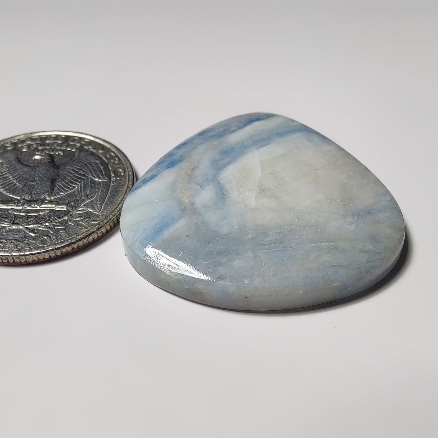Scheelite gemstone cabochon - natural crystal healing stone for jewelry making by SemiPreciousCabs