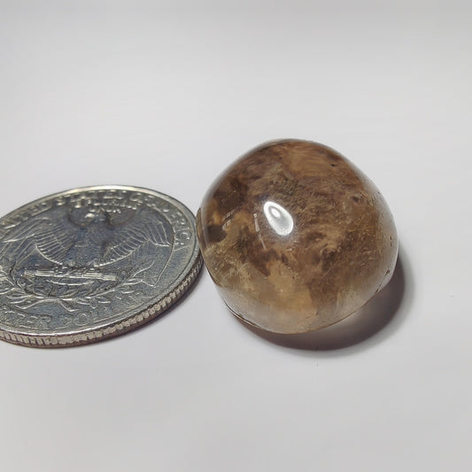 Lodolite gemstone cabochon - natural crystal healing stone for jewelry making by SemiPreciousCabs