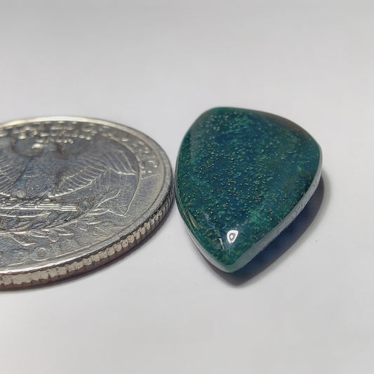 Blood Stone gemstone cabochon - natural crystal healing stone for jewelry making by SemiPreciousCabs