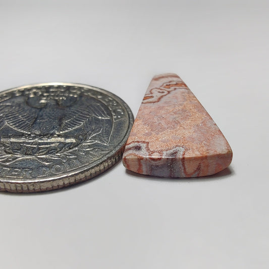 Rosita Jasper gemstone cabochon - natural crystal healing stone for jewelry making by SemiPreciousCabs