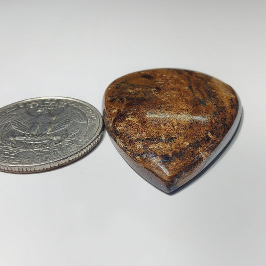 Bronzite gemstone cabochon - natural crystal healing stone for jewelry making by Gemivra