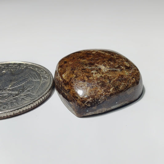 Bronzite gemstone cabochon - natural crystal healing stone for jewelry making by Gemivra