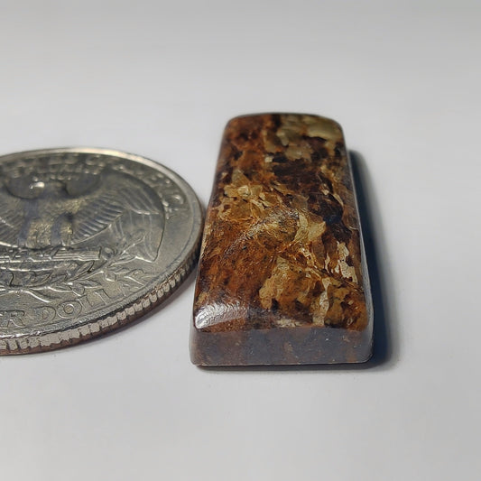 Bronzite gemstone cabochon - natural crystal healing stone for jewelry making by Gemivra