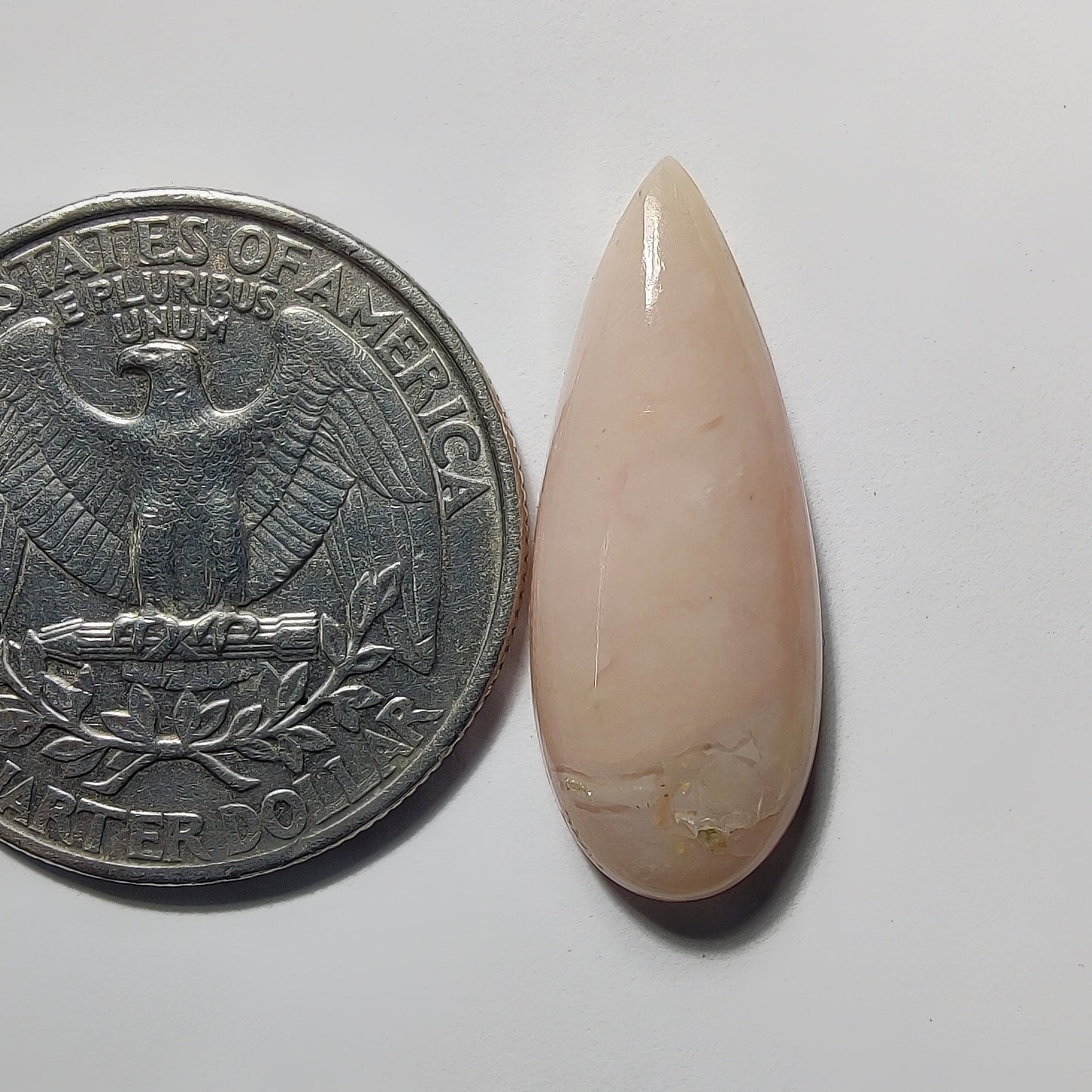 Pink Opal gemstone cabochon - natural crystal healing stone for jewelry making by Gemivra