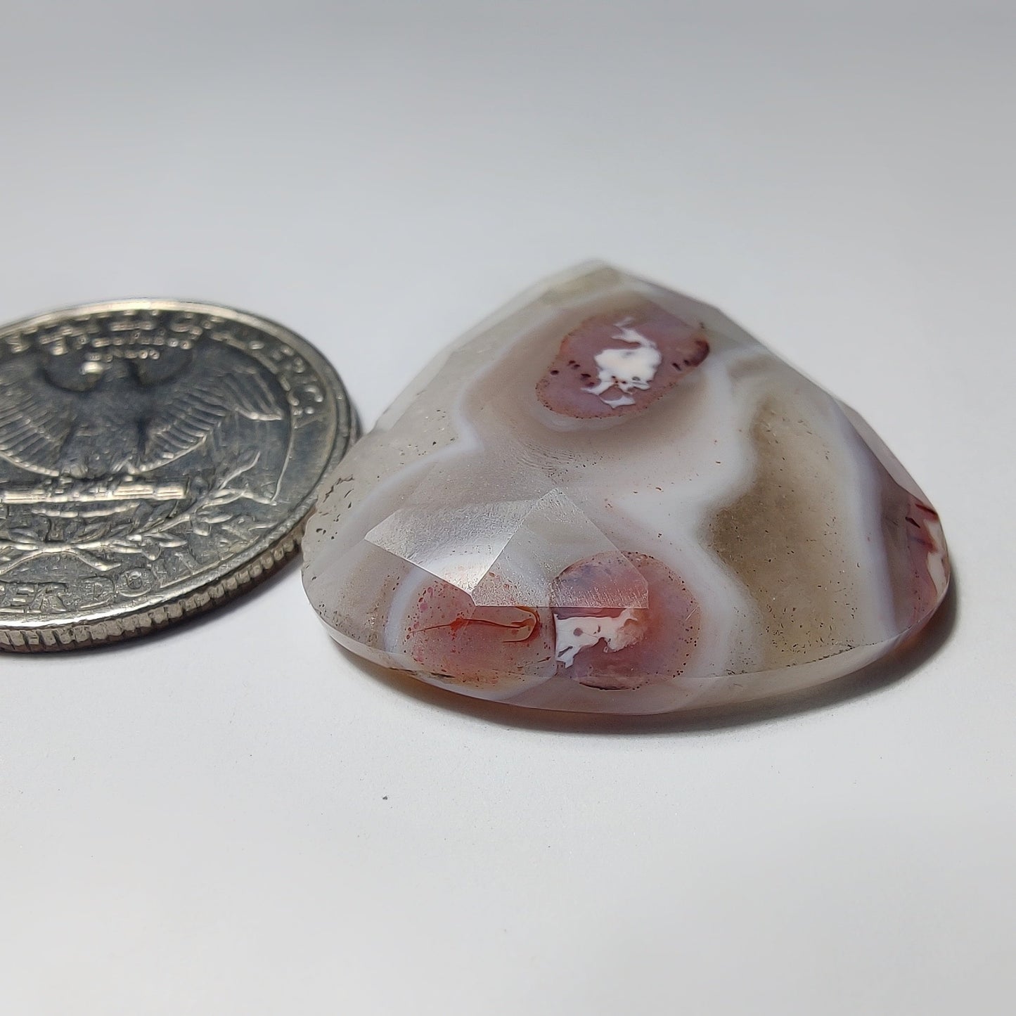 Botswana Agate gemstone cabochon - natural crystal healing stone for jewelry making by Gemivra