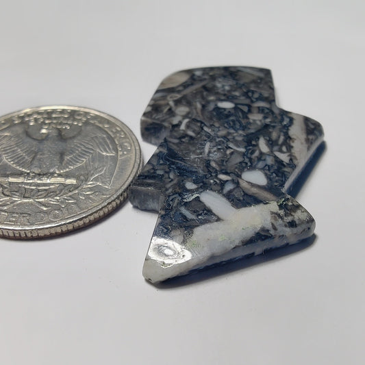 Orthoceras Jasper gemstone cabochon - natural crystal healing stone for jewelry making by Gemivra