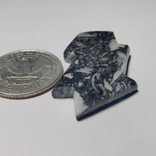 Orthoceras Jasper gemstone cabochon - natural crystal healing stone for jewelry making by Gemivra