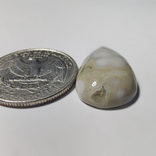 Ocean Jasper gemstone cabochon - natural crystal healing stone for jewelry making by Gemivra