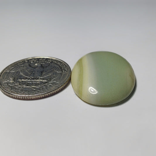 Lemon Chrysoprase gemstone cabochon - natural crystal healing stone for jewelry making by Gemivra