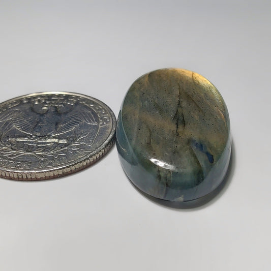 Labradorite gemstone cabochon - natural crystal healing stone for jewelry making by Gemivra