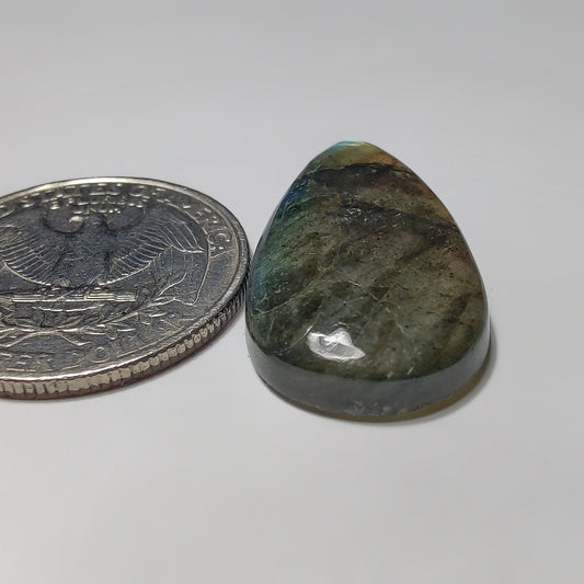 Labradorite gemstone cabochon - natural crystal healing stone for jewelry making by Gemivra