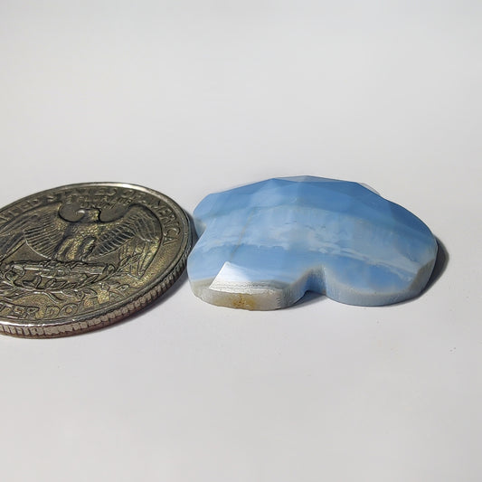 Rose Cut Blue Opal Cloud