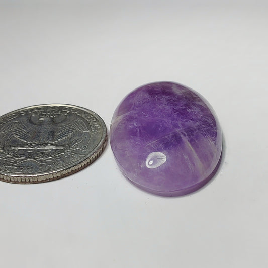 Amethyst Cabochon gemstone cabochon - natural crystal healing stone for jewelry making by Gemivra