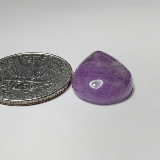 Amethyst Cabochon gemstone cabochon - natural crystal healing stone for jewelry making by Gemivra