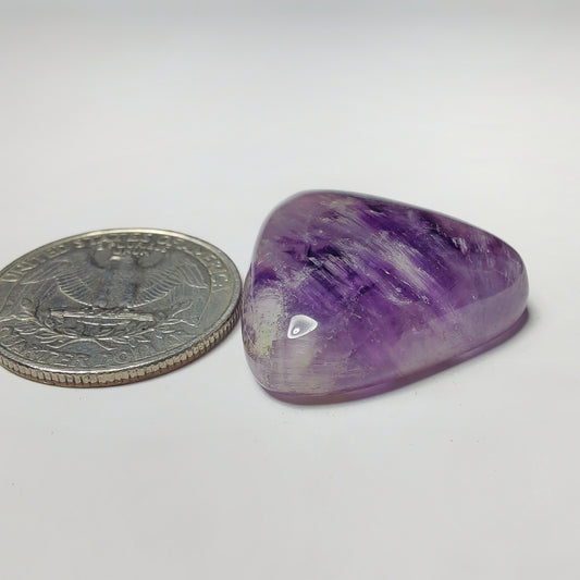 Amethyst Cabochon gemstone cabochon - natural crystal healing stone for jewelry making by Gemivra