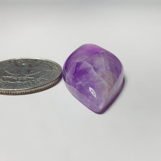 Amethyst Cabochon gemstone cabochon - natural crystal healing stone for jewelry making by Gemivra