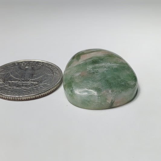 Golden Seraphinite Cabochon gemstone cabochon - natural crystal healing stone for jewelry making by Gemivra