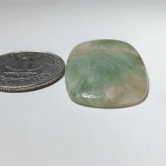 Golden Seraphinite Cabochon gemstone cabochon - natural crystal healing stone for jewelry making by Gemivra
