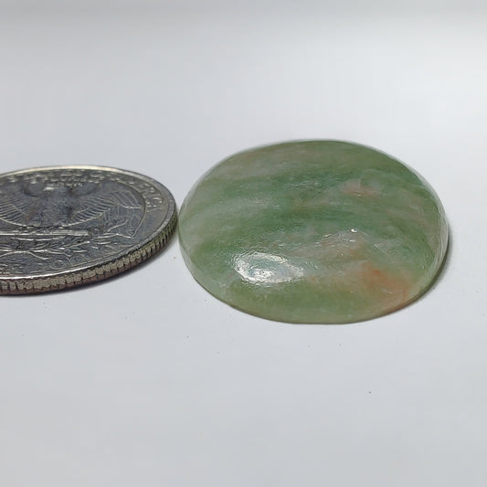Golden Seraphinite Cabochon gemstone cabochon - natural crystal healing stone for jewelry making by Gemivra