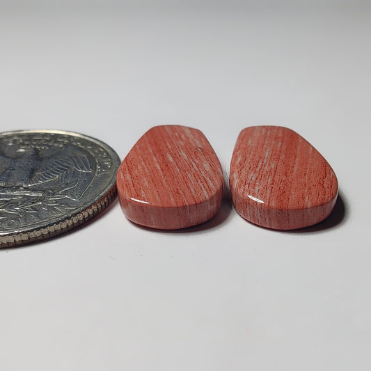 Banded Pink Jasper Pair