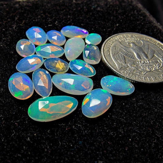 Rose Cut Ethiopian Opal Lot