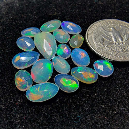 Rose Cut Ethiopian Opal Lot