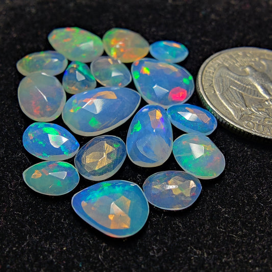 Rose Cut Ethiopian Opal Lot