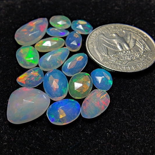 Rose Cut Ethiopian Opal Lot