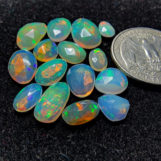 Rose Cut Ethiopian Opal Lot