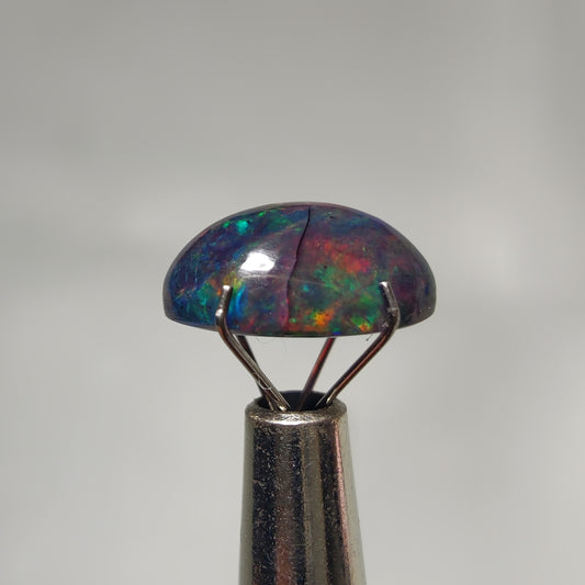 Natural Black Ethiopian Opal Cabochon