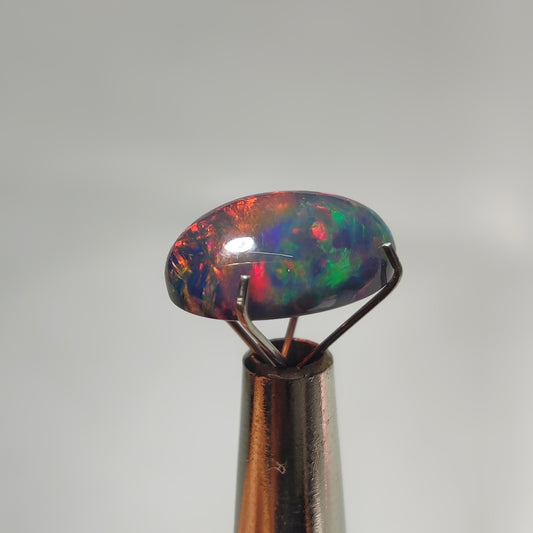 Natural Black Ethiopian Opal Cabochon