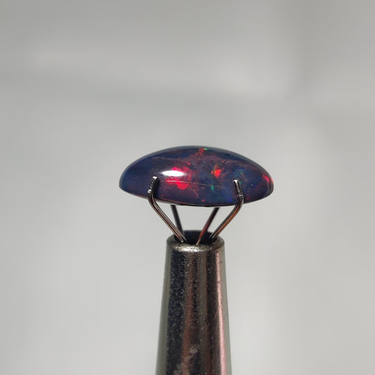 Natural Black Ethiopian Opal Cabochon
