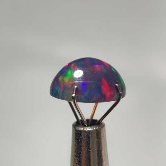 Natural Black Ethiopian Opal Cabochon