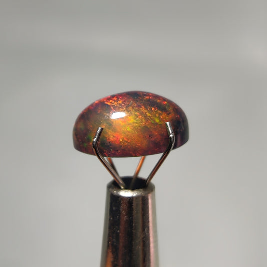 Natural Black Ethiopian Opal Cabochon