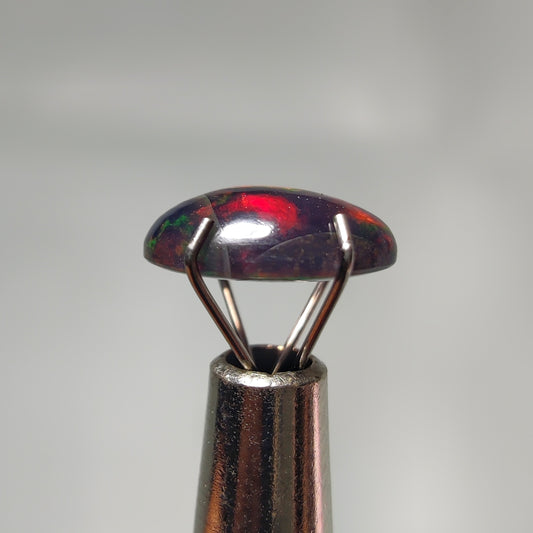 Natural Black Ethiopian Opal Cabochon