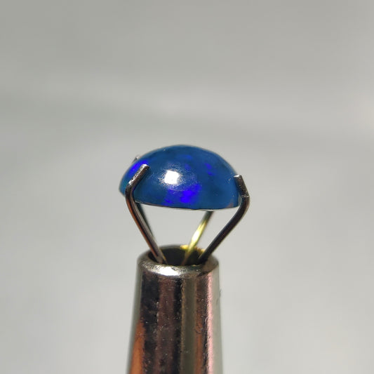 Natural Black Ethiopian Opal Cabochon